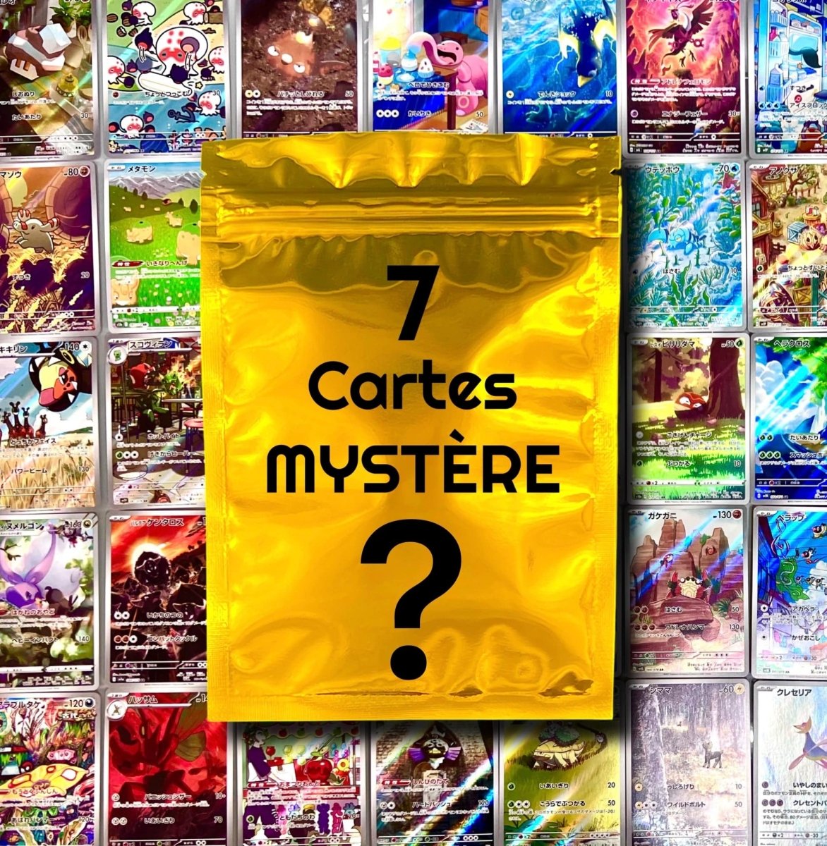 pokémon - 7 CARTES MYSTÈRE JAPONAISE - AR JAP acheter des produits pokémon chez le repaire du collectionneur