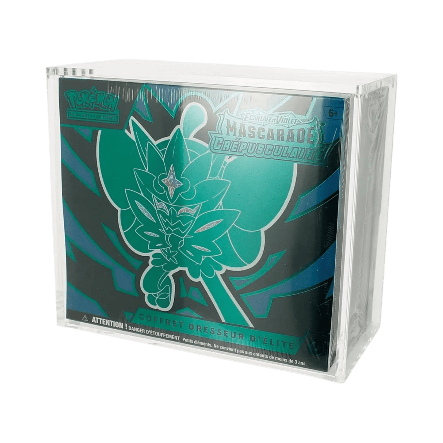 Protection acrylique etb display Pokémon français japonais protection aimantée