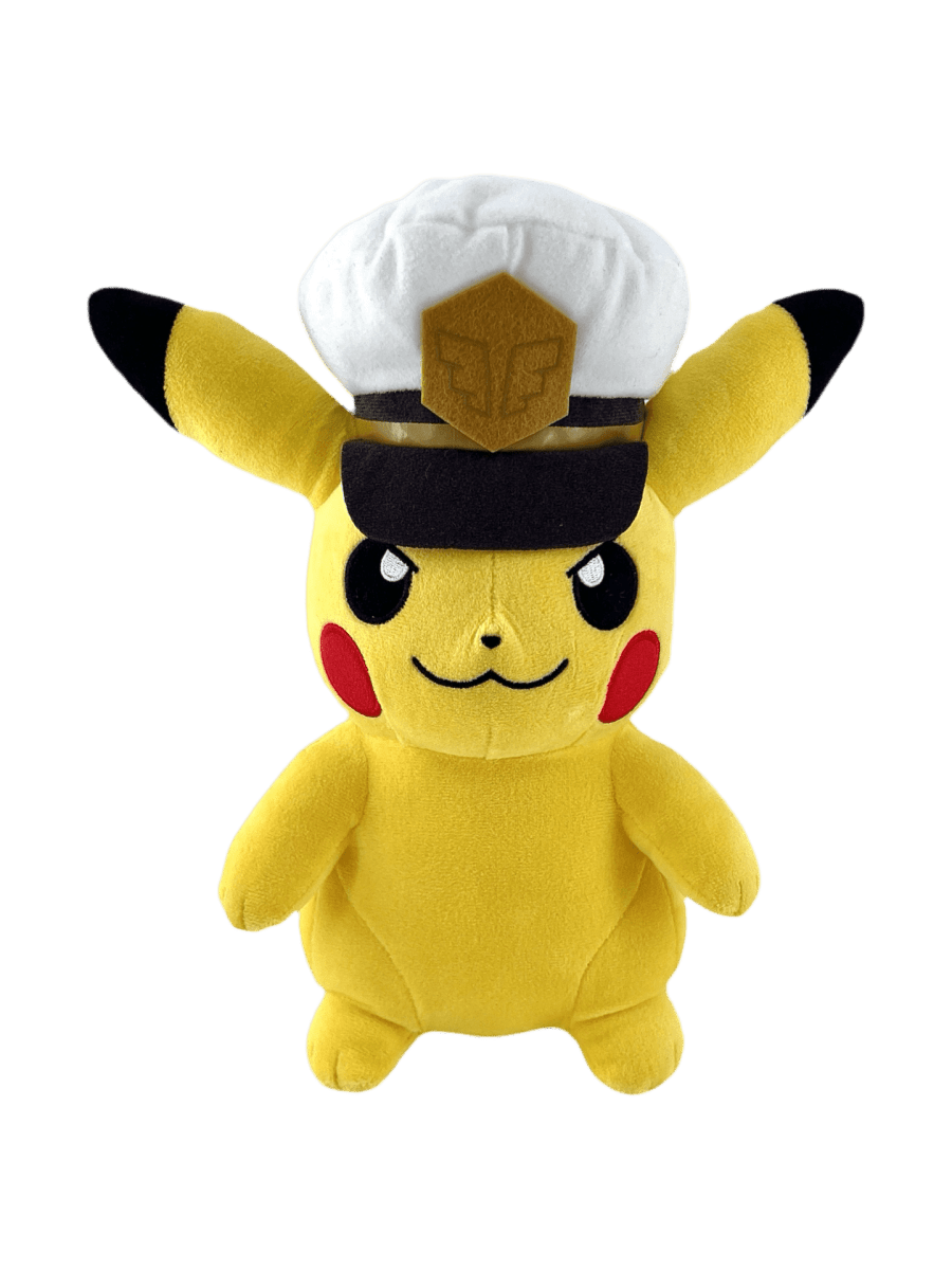 pokémon - PELUCHE POKÉMON PIKACHU CAPITAINE - Peluche acheter des produits pokémon chez le repaire du collectionneur