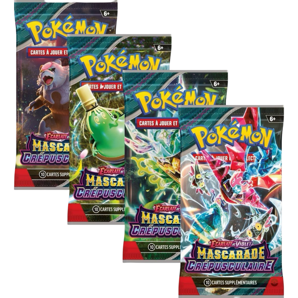 pokémon - Booster Pokémon Mascarade Crépusculaire (EV06) - acheter des produits pokémon chez le repaire du collectionneur