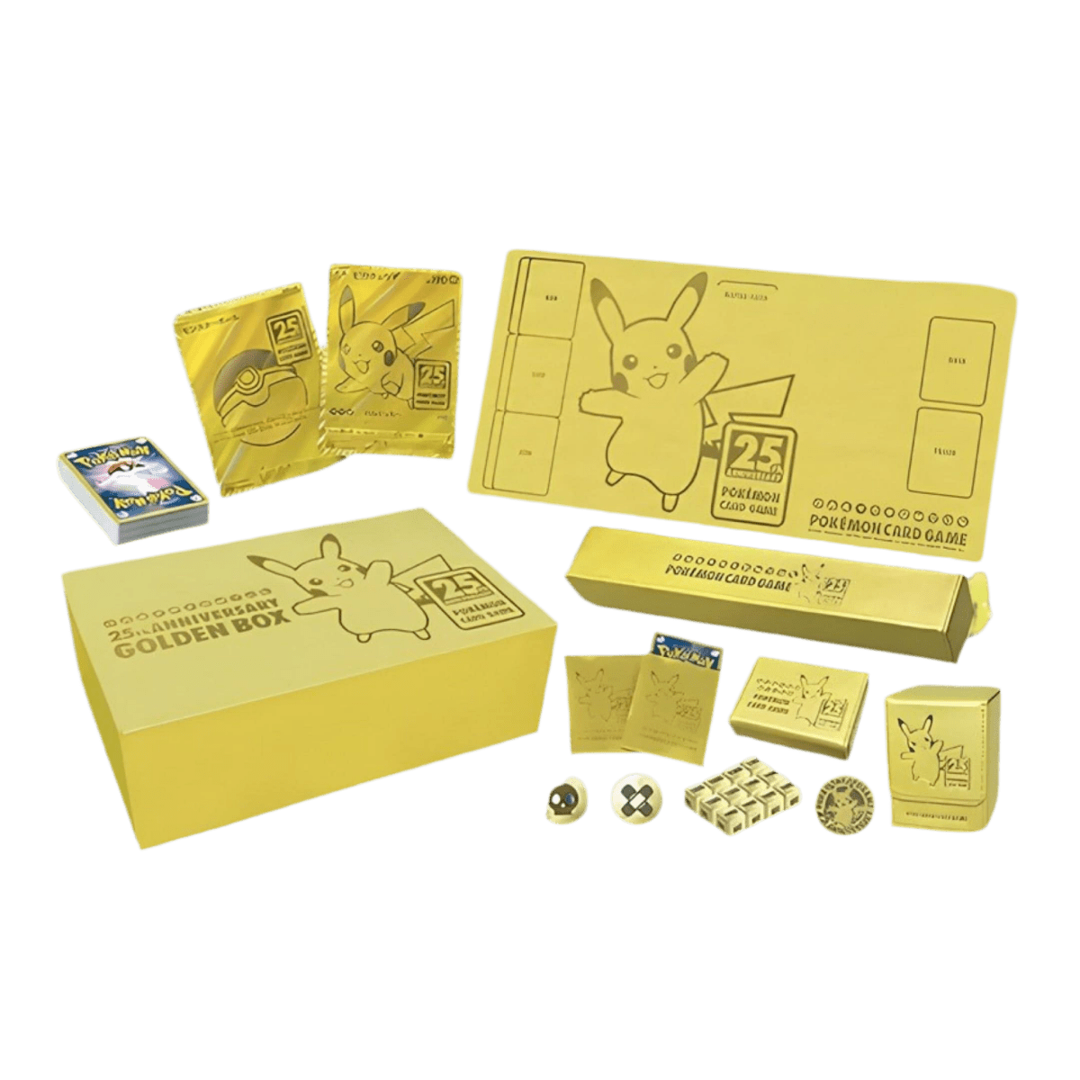 pokémon - POKÉMON CARD GAME 25th GOLDEN BOX - Coffret acheter des produits pokémon chez le repaire du collectionneur