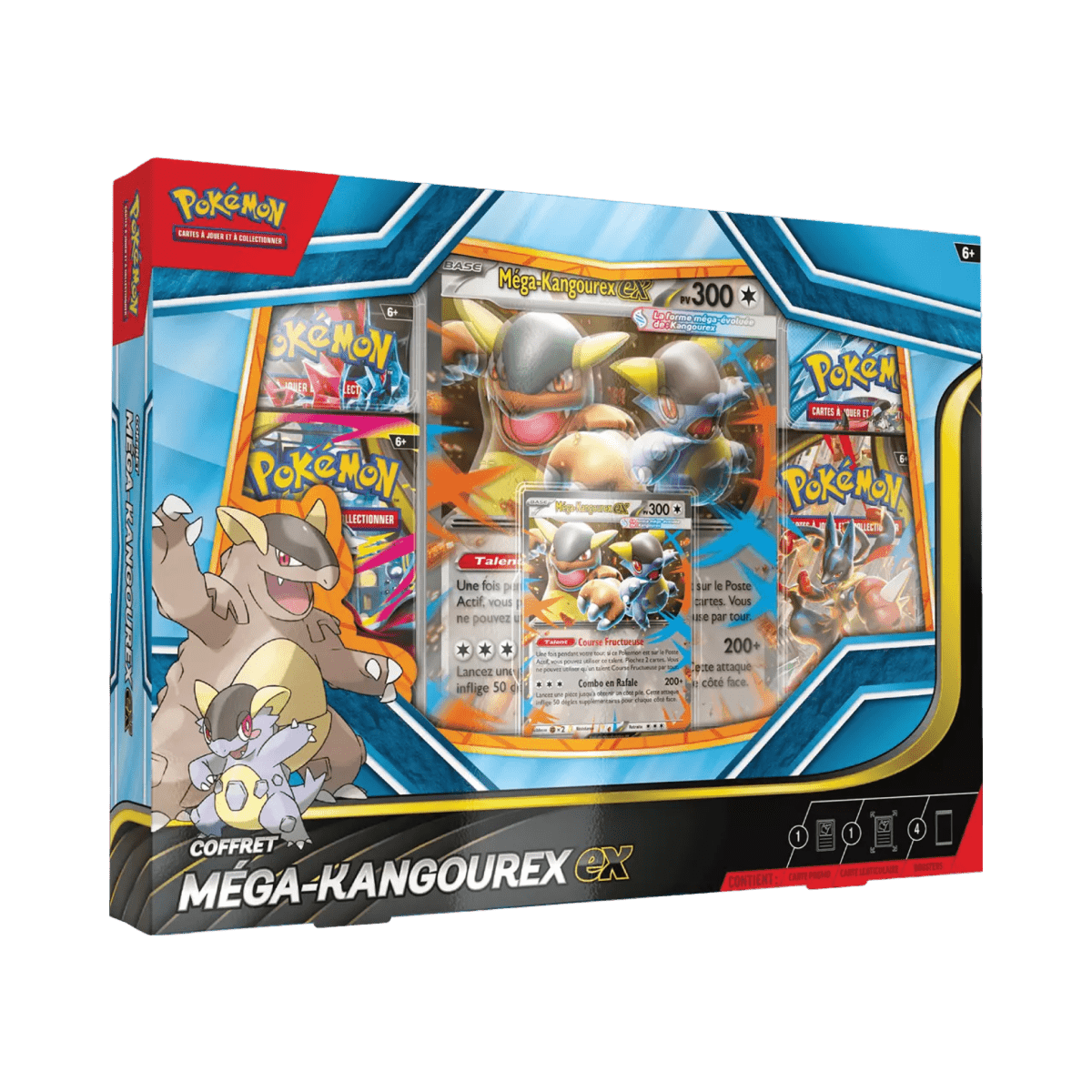 pokémon - COFFRET POKÉMON MÉGA KANGOUREX EX - acheter des produits pokémon chez le repaire du collectionneur