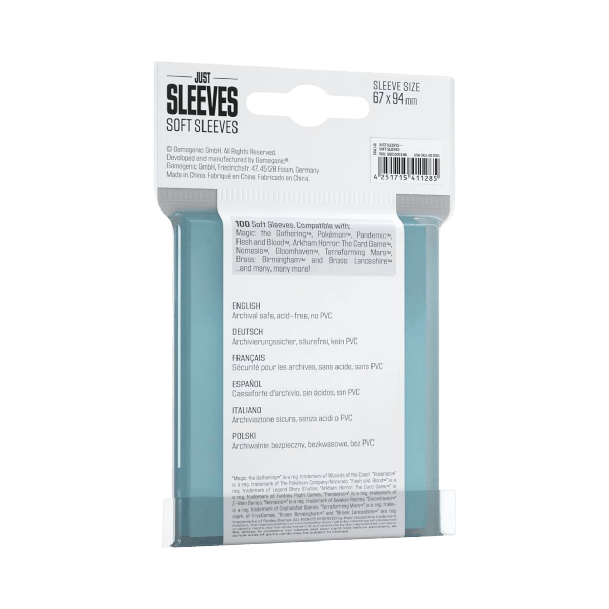pokémon - SLEEVE STANDARD SIZE JUST SLEEVES INNER (x100) - acheter des produits pokémon chez le repaire du collectionneur