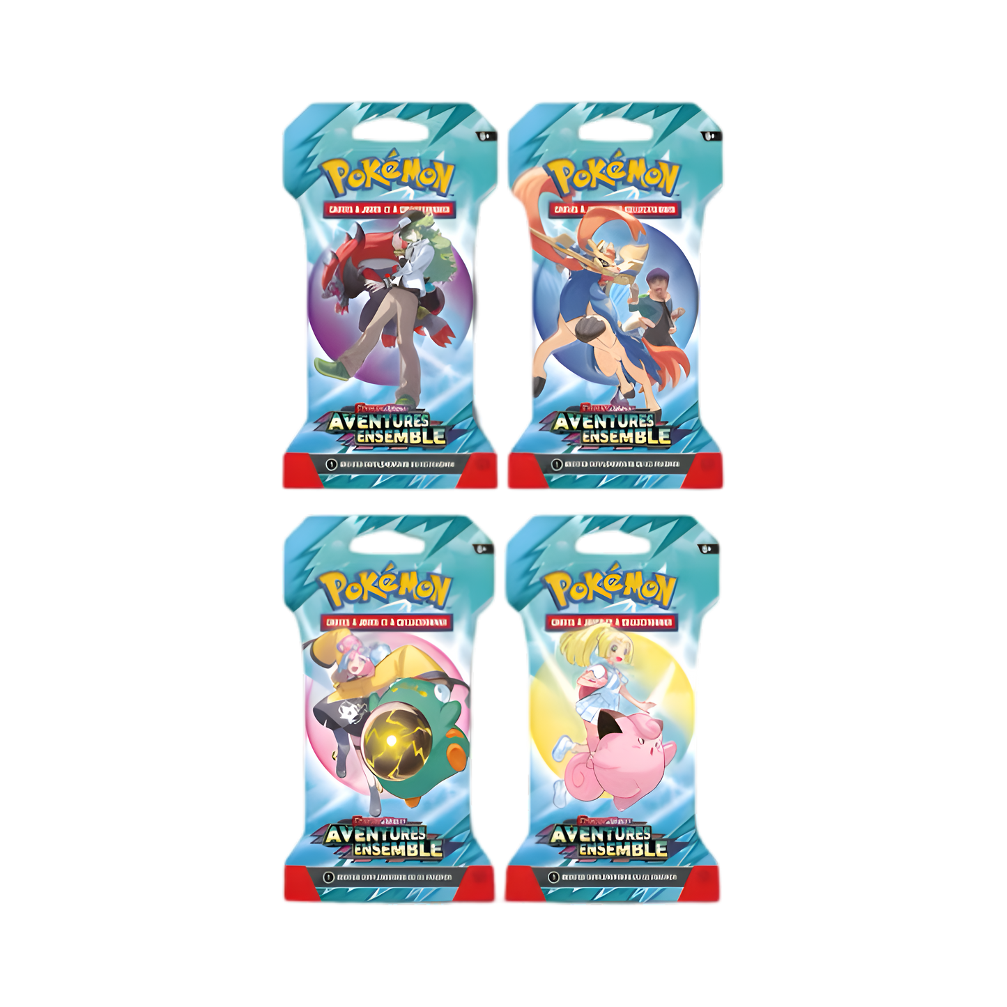BOOSTER BLISTER AVENTURES ENSEMBLE (EV9) x4