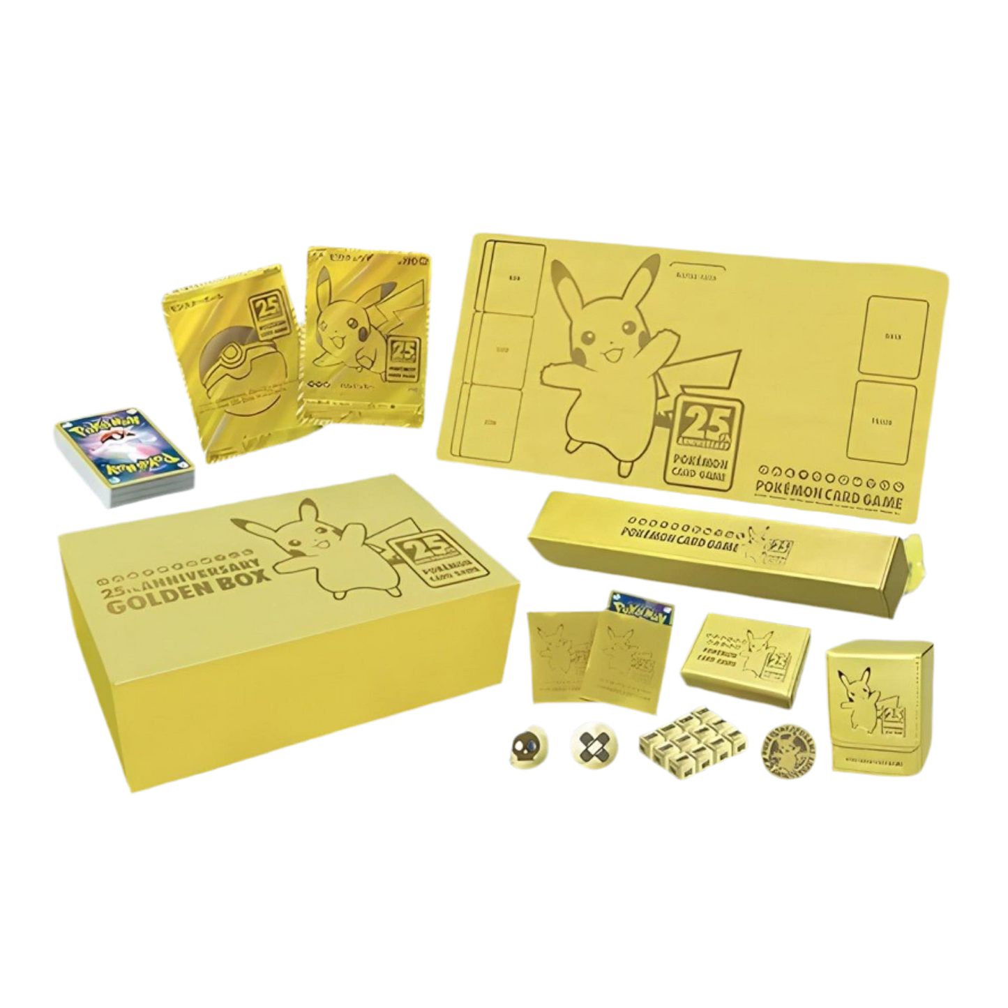 POKÉMON CARD GAME 25th GOLDEN BOX - Lerepaireducollectionneur - Coffret