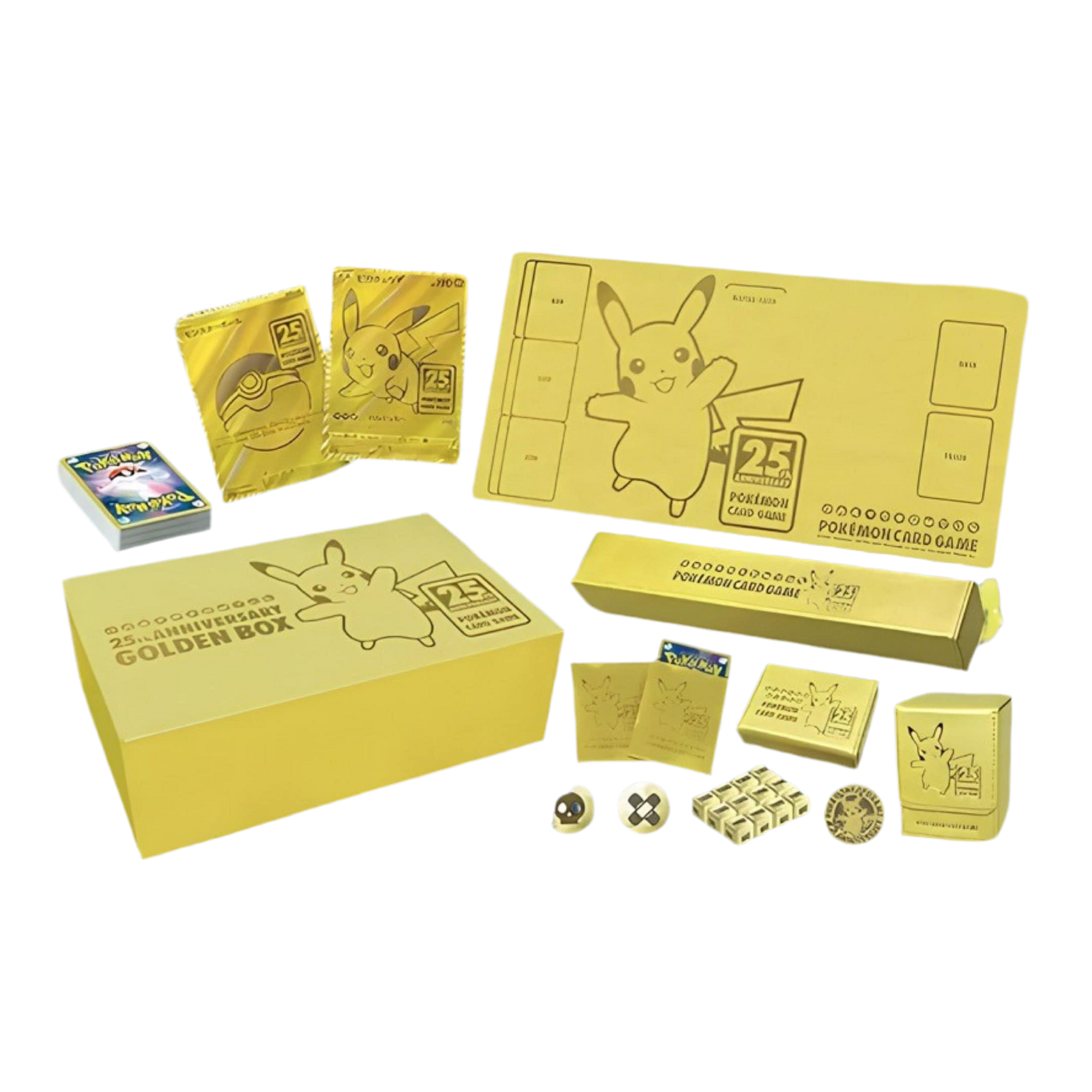 POKÉMON CARD GAME 25th GOLDEN BOX - Lerepaireducollectionneur - Coffret