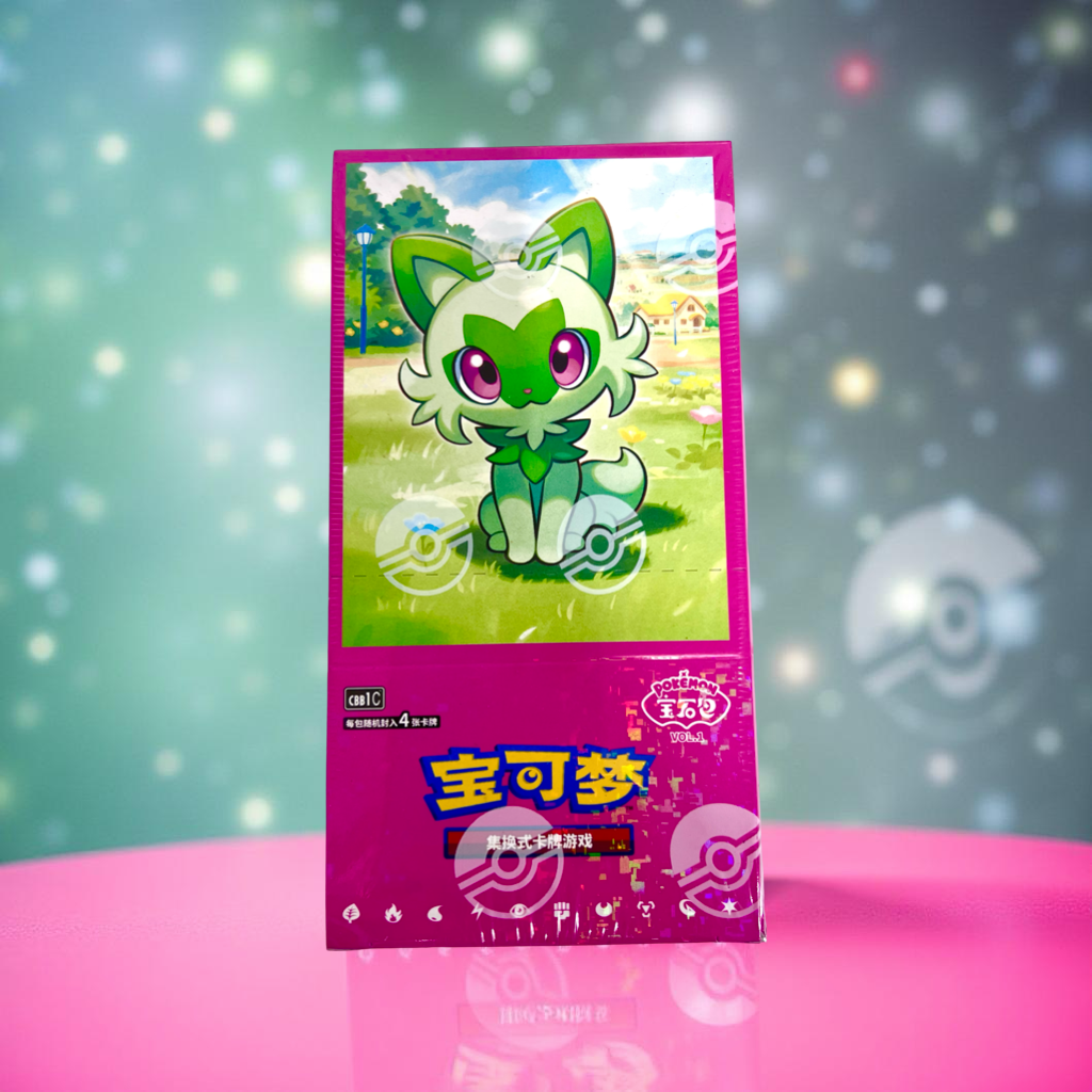 DISPLAY POKÉMON GEM PACK CHINOIS SIMPLIFIÉ - Lerepaireducollectionneur - 