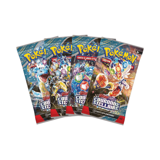 pokémon - BOOSTER POKÉMON COURONNE STELLAIRE (ev7) FR - acheter des produits pokémon chez le repaire du collectionneur