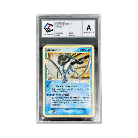 SUICUNE GOLD STAR EX FORCES CACHÉES 115/15 FR