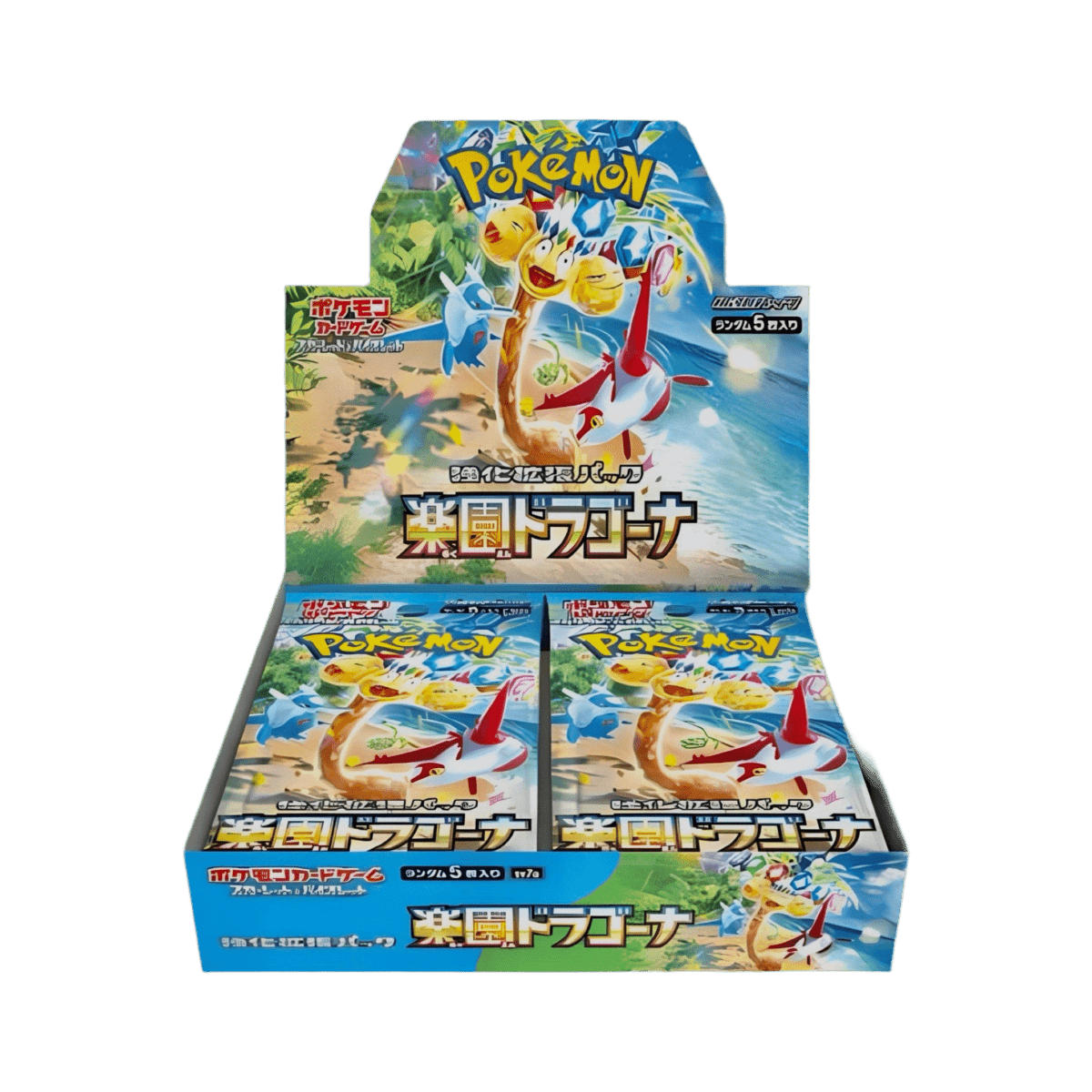 pokémon - CASE DE 12 DISPLAY POKÉMON PARADISE DRAGONA (sv7a) - acheter des produits pokémon chez le repaire du collectionneur