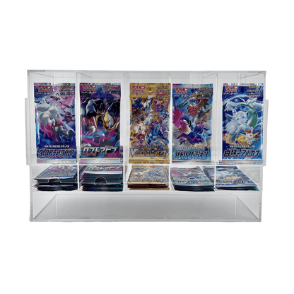 pokémon - CHEMINÉE ACRYLIQUE BOOSTER 5 EMPLACEMENTS - acheter des produits pokémon chez le repaire du collectionneur