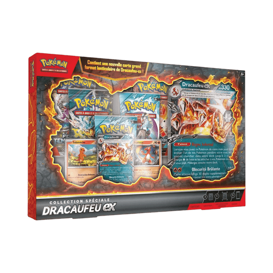 pokémon - COFFRET POKÉMON DRACAUFEU EX - item FR acheter des produits pokémon chez le repaire du collectionneur