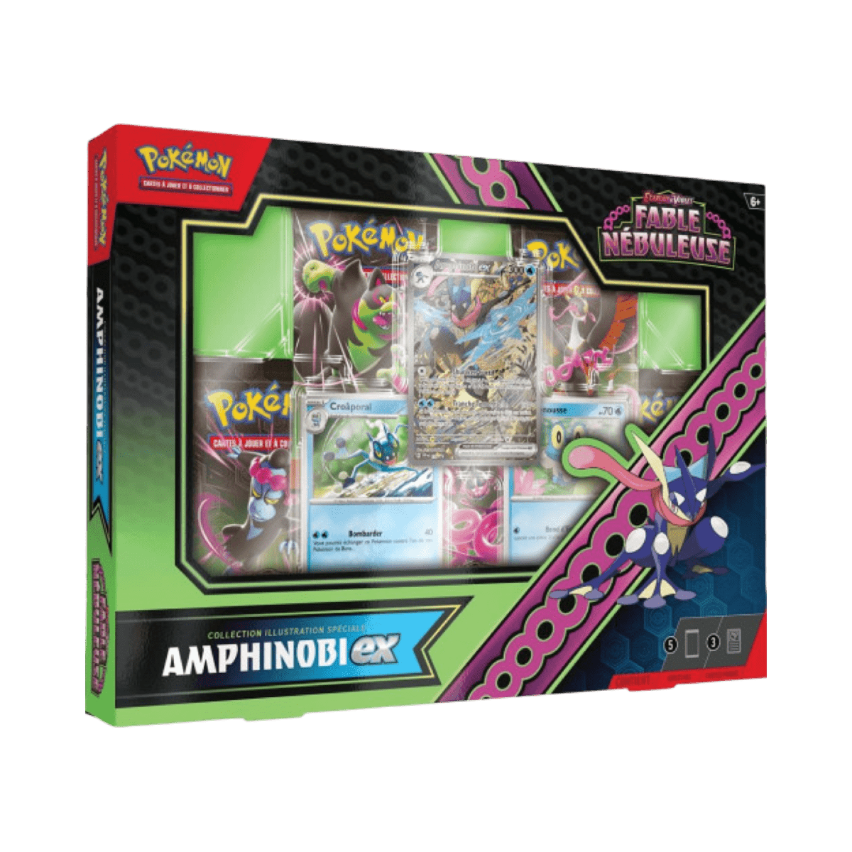 pokémon - COFFRET POKÉMON FRANÇAIS AMPHNOBI EX EV6.5 - item FR acheter des produits pokémon chez le repaire du collectionneur