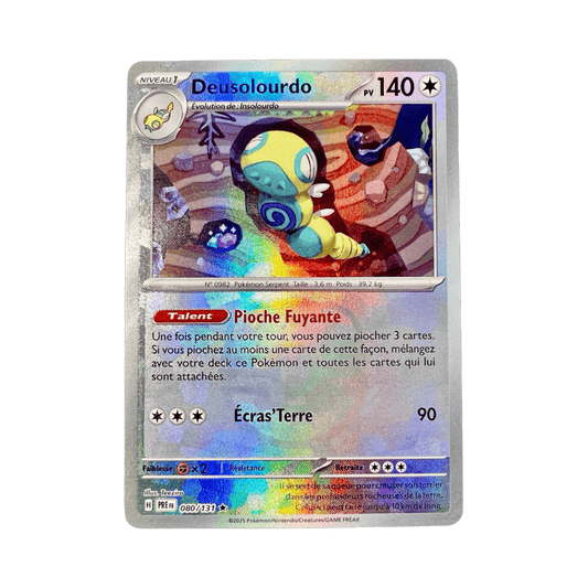 pokémon - DEUSOLOURDO MASTERBALL 080/131 EV8.5 - acheter des produits pokémon chez le repaire du collectionneur