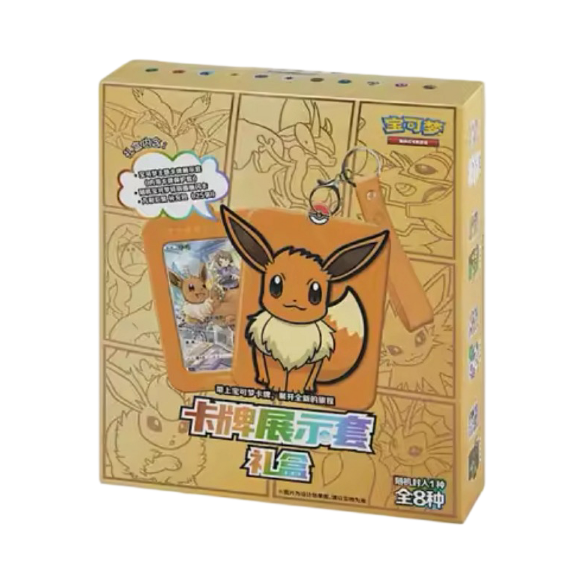 COFFRET CADEAU POKÉMON CHINOIS VERSION ÉVOLI - Lerepaireducollectionneur - 