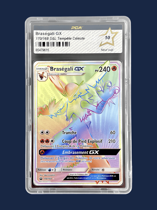 BRASEGALI GX 170/168 SOLEIL ET LUNE TEMPÊTE CÉLESTE PCA 10 - Lerepaireducollectionneur - Cartes gradées