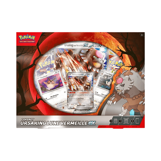 COFFRET POKÉMON URSAKING 4 BOOSTER - Lerepaireducollectionneur - item FR