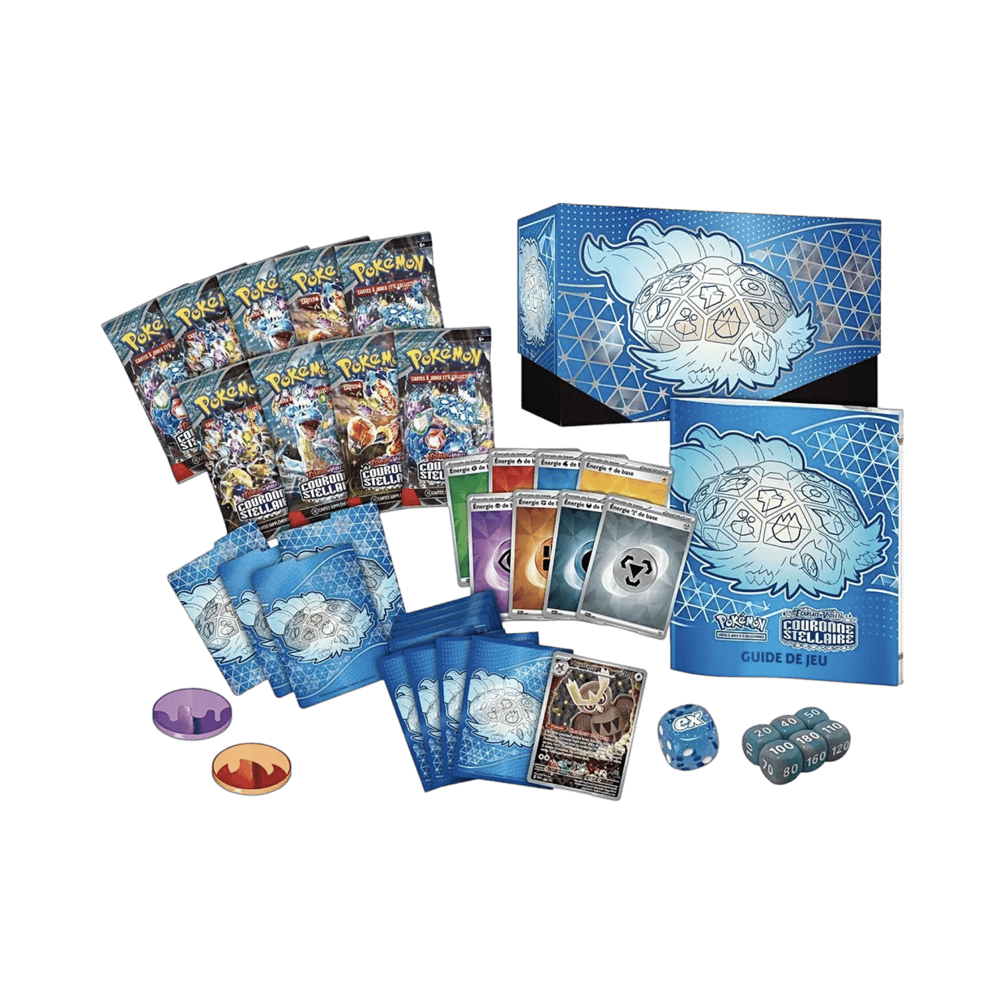 ETB POKÉMON COURONNE STELLAIRE EV7 - Lerepaireducollectionneur - item FR