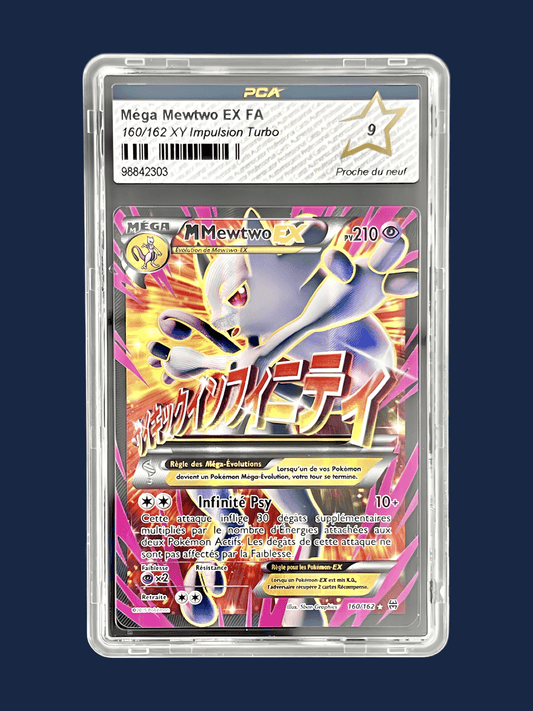 MÉGA MEWTWO EX FA 160/162 XY Impulsion Turbo PCA 9 - Lerepaireducollectionneur - Cartes gradées