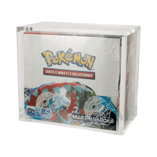 Protection acrylique etb display Pokémon français japonais protection aimantée  