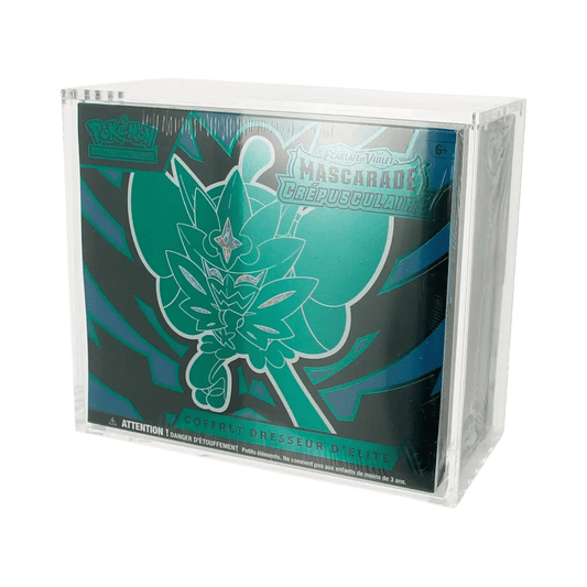 Protection acrylique etb display Pokémon français japonais protection aimantée  