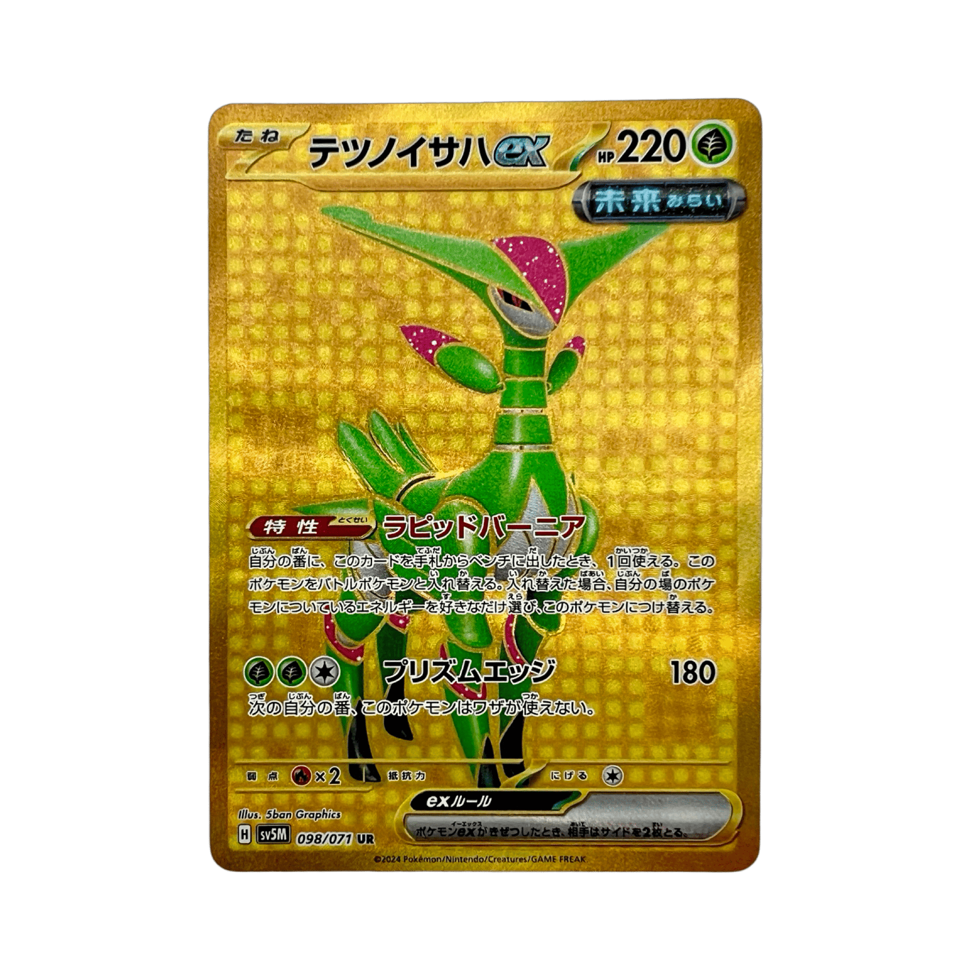 Vert de fer Pokémon carte cyber judge forces temporelles SV5M SV5K EV5 carte japonaise carte française 