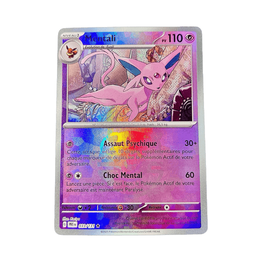 pokémon - MENTALI MASTERBALL 033/131 EV8.5 - acheter des produits pokémon chez le repaire du collectionneur