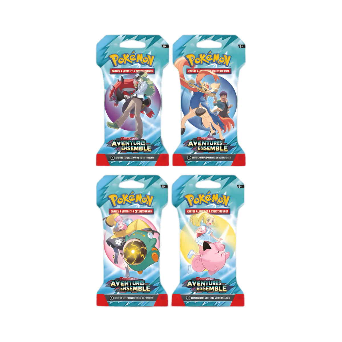 pokémon - BOOSTER BLISTER AVENTURES ENSEMBLE (EV9) x4 - acheter des produits pokémon chez le repaire du collectionneur