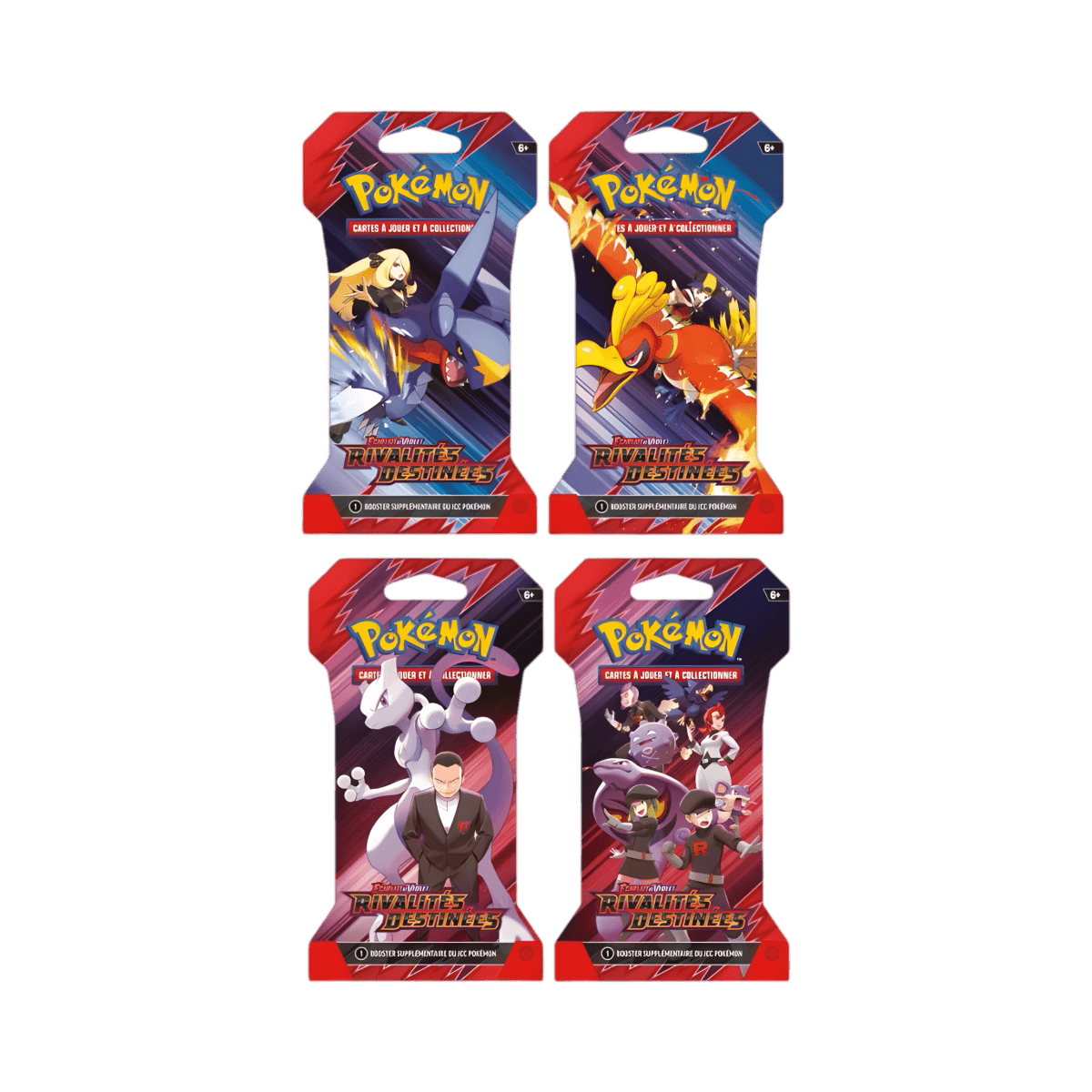 pokémon - BOOSTER BLISTER RIVALITÉS DESTINÉES (EV10) x4 - acheter des produits pokémon chez le repaire du collectionneur