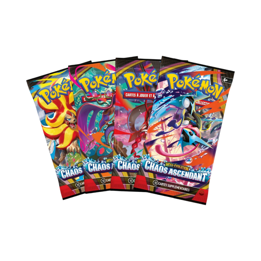 pokémon - Booster Pokémon Chaos Ascendant (ME04) - acheter des produits pokémon chez le repaire du collectionneur