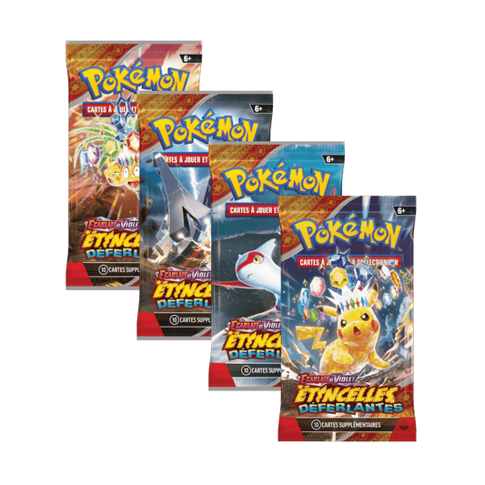 pokémon - BOOSTER POKÉMON ÉTINCELLES DÉFERLANTES (EV08) - item FR acheter des produits pokémon chez le repaire du collectionneur