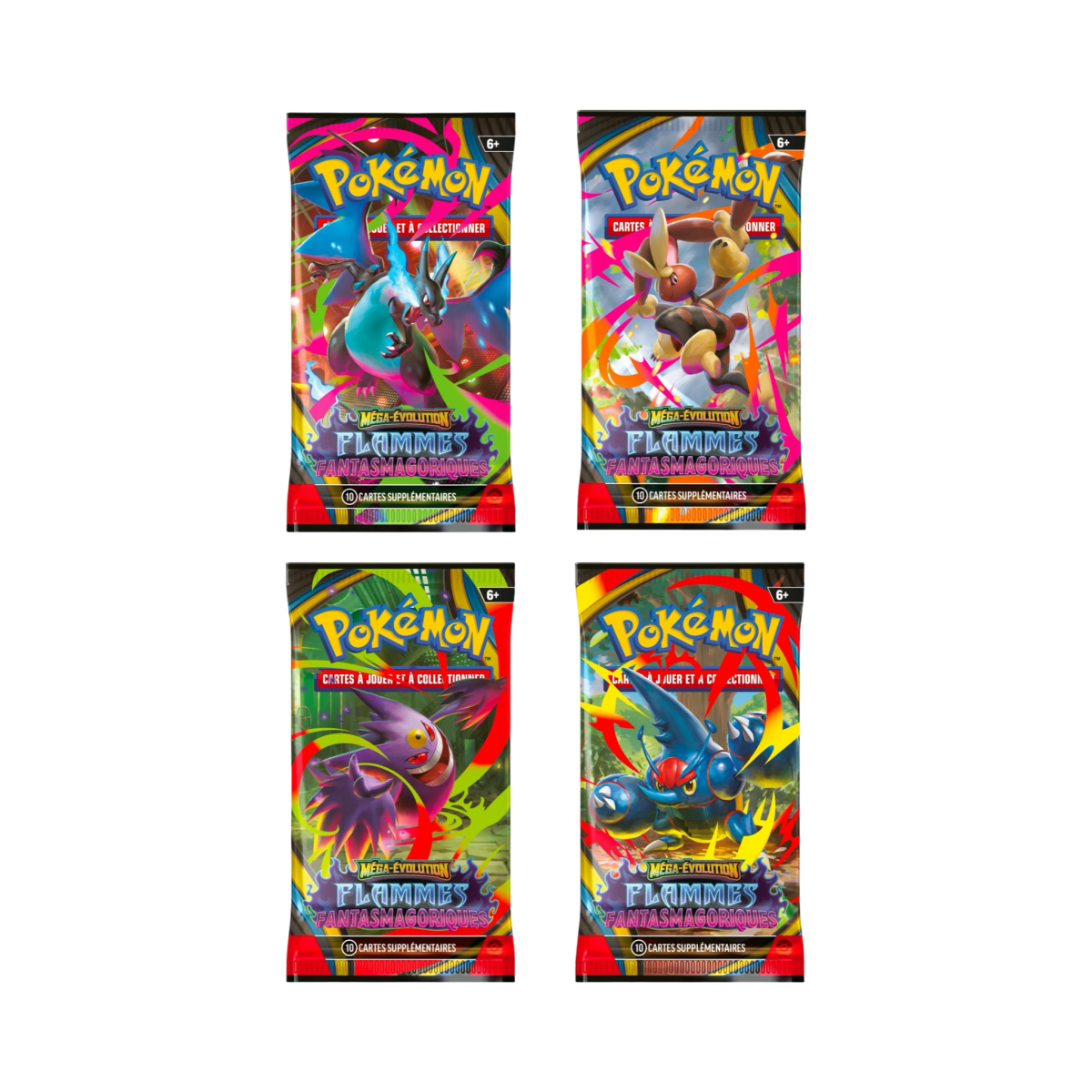 pokémon - Booster Pokémon Flammes Fantasmagoriques (ME02) - item FR acheter des produits pokémon chez le repaire du collectionneur