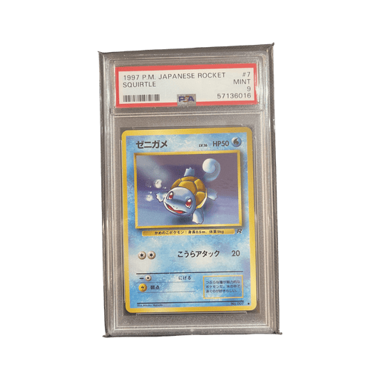 pokémon - Carapuce obscur 007 PSA 9 - Cartes gradées acheter des produits pokémon chez le repaire du collectionneur