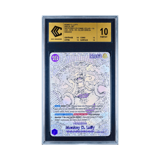 pokémon - Carte gradée Monkey D. Luffy SP OP05-119 SEC CCC10 Gold Label - ONE PIECE acheter des produits pokémon chez le repaire du collectionneur
