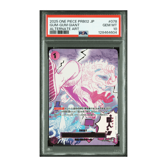 pokémon - Carte Gum Gum event OP09 - 078 R ⭐️ PSA10 - ONE PIECE acheter des produits pokémon chez le repaire du collectionneur