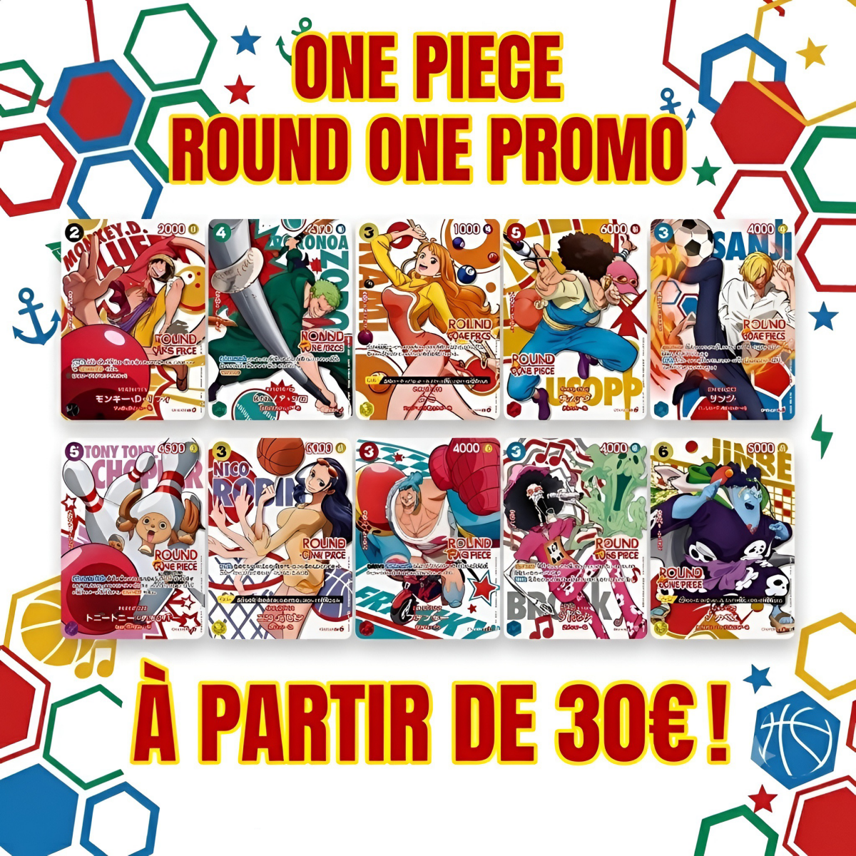 pokémon - Cartes Promo One Pièce Round 1 Japanese Edition - ONE PIECE acheter des produits pokémon chez le repaire du collectionneur