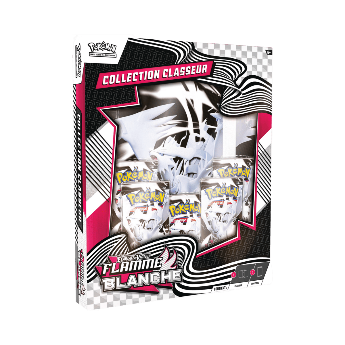 pokémon - COFFRET CLASSEUR POKÉMON FLAMME BLANCHE EV 10.5 - acheter des produits pokémon chez le repaire du collectionneur