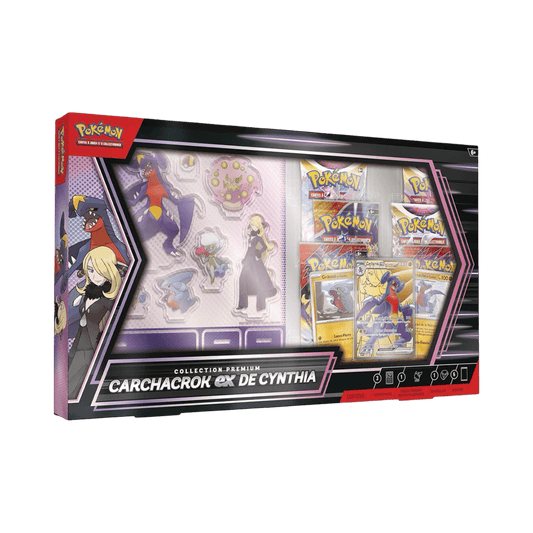 pokémon - COFFRET POKÉMON CARCHACROK EX DE CYNTHIA - item FR acheter des produits pokémon chez le repaire du collectionneur