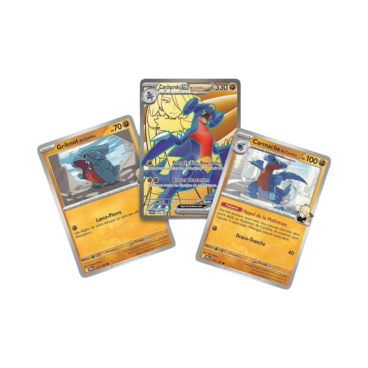 pokémon - COFFRET POKÉMON CARCHACROK EX DE CYNTHIA - item FR acheter des produits pokémon chez le repaire du collectionneur