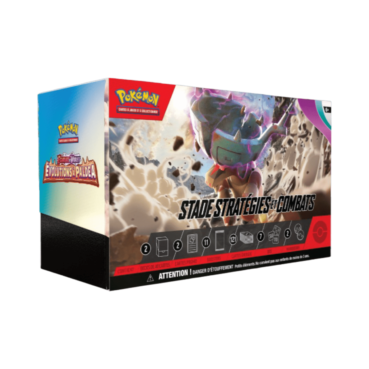 pokémon - COFFRET STRATÉGIE DE COMBAT ÉVOLUTION À PALDEA (ev2) - item FR acheter des produits pokémon chez le repaire du collectionneur