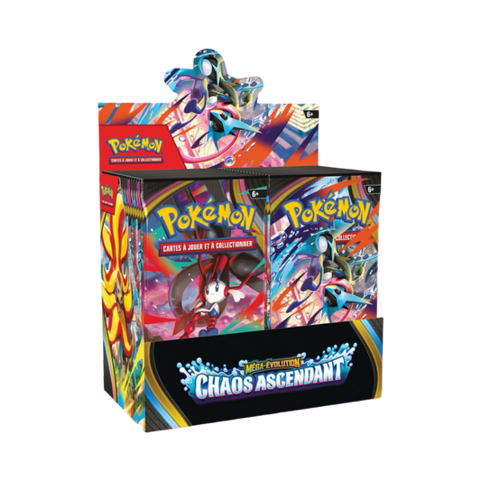 pokémon - Display Pokémon Chaos Ascendant (ME04) - acheter des produits pokémon chez le repaire du collectionneur
