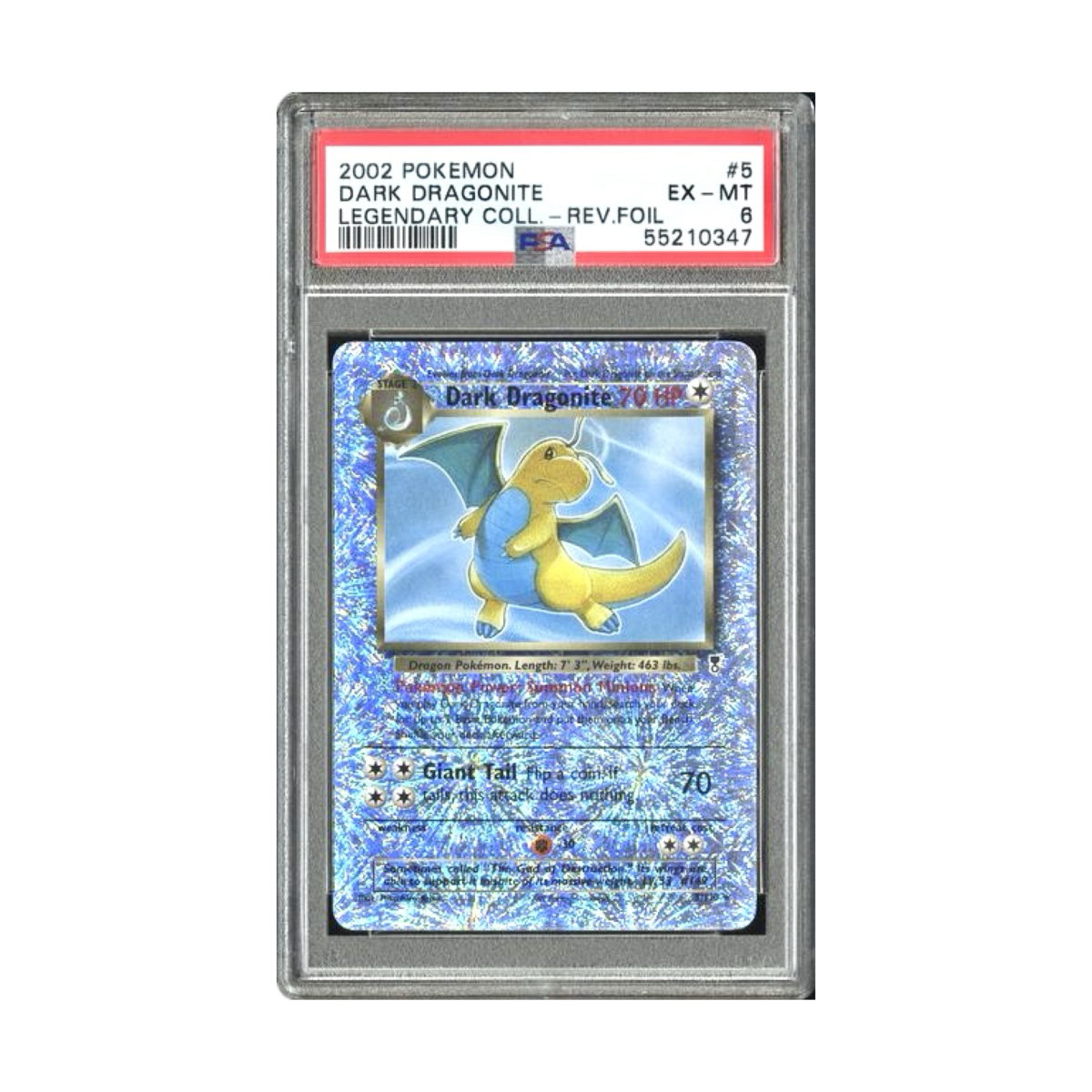pokémon - Dracolosse Obscur Legendary Collection 5/110 PSA 6 - Cartes gradées acheter des produits pokémon chez le repaire du collectionneur