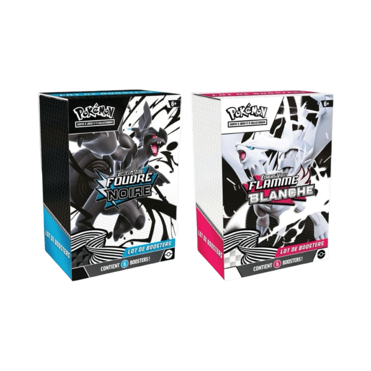 pokémon - DUO BUNDLE POKEMON FOUDRE NOIR / FLAMME BLANCHE (EV 10.5) - acheter des produits pokémon chez le repaire du collectionneur