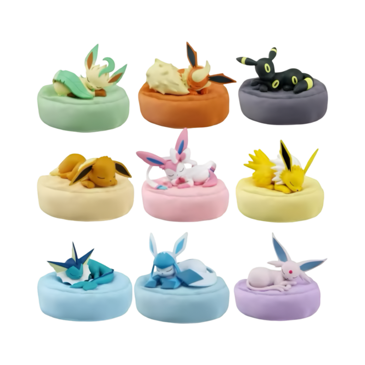pokémon - Figurine Pokémon FUNISM Eevee Sleeping Pose Figure Blind Box - acheter des produits pokémon chez le repaire du collectionneur