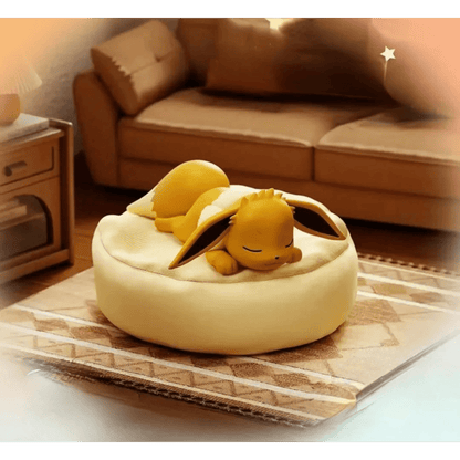 pokémon - Figurine Pokémon FUNISM Eevee Sleeping Pose Figure Blind Box - acheter des produits pokémon chez le repaire du collectionneur