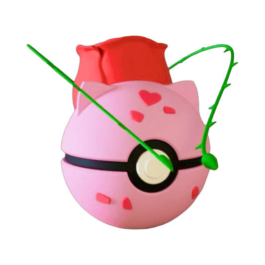 pokémon - Pokéball bulbizarre rose - Pokéball acheter des produits pokémon chez le repaire du collectionneur