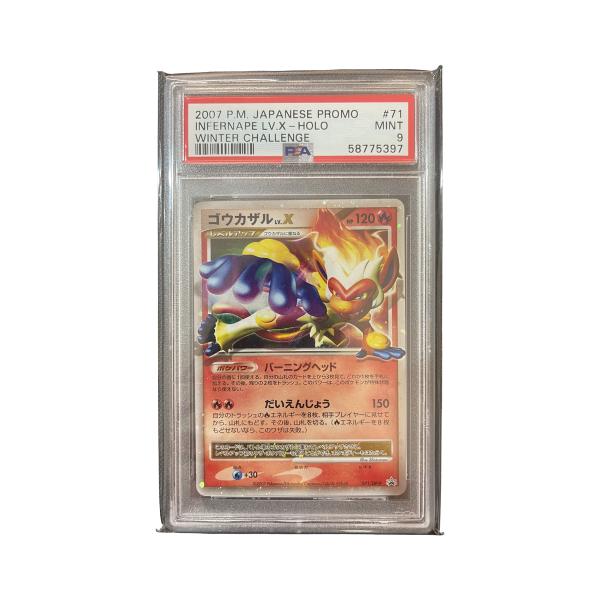 pokémon - Simiabraz promo 071/DP - P PSA 9 - Cartes gradées acheter des produits pokémon chez le repaire du collectionneur