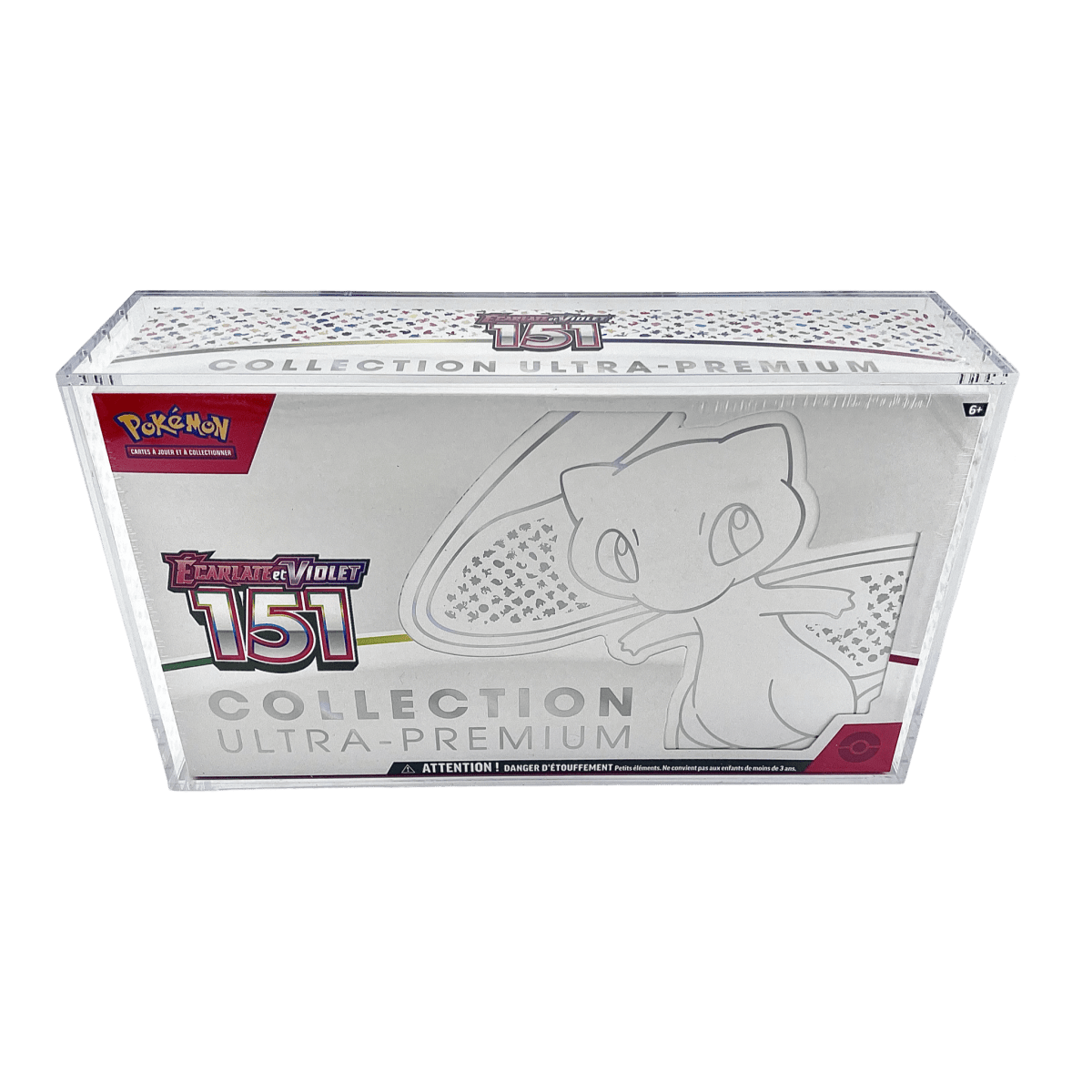 pokémon - PROTECTION ACRYLIQUE UPC MEW 151 - acheter des produits pokémon chez le repaire du collectionneur