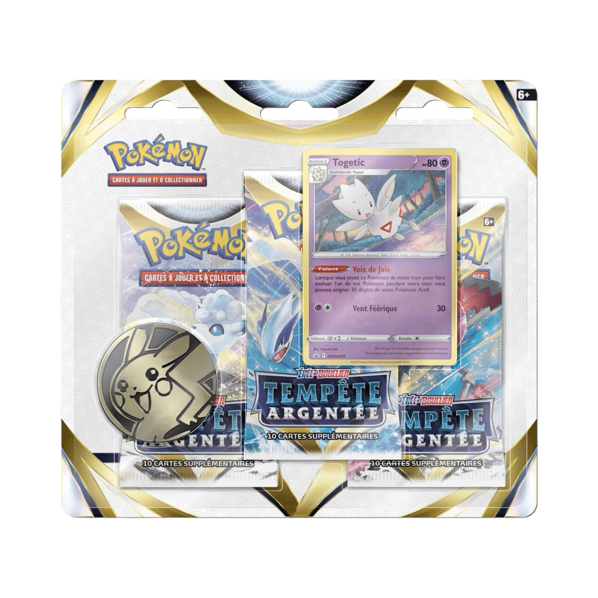 pokémon - TRIPACK POKÉMON TEMPÊTE ARGENTÉE EB12 - item FR acheter des produits pokémon chez le repaire du collectionneur